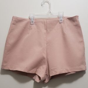 Women's Blush Highwaisted Formal Shorts